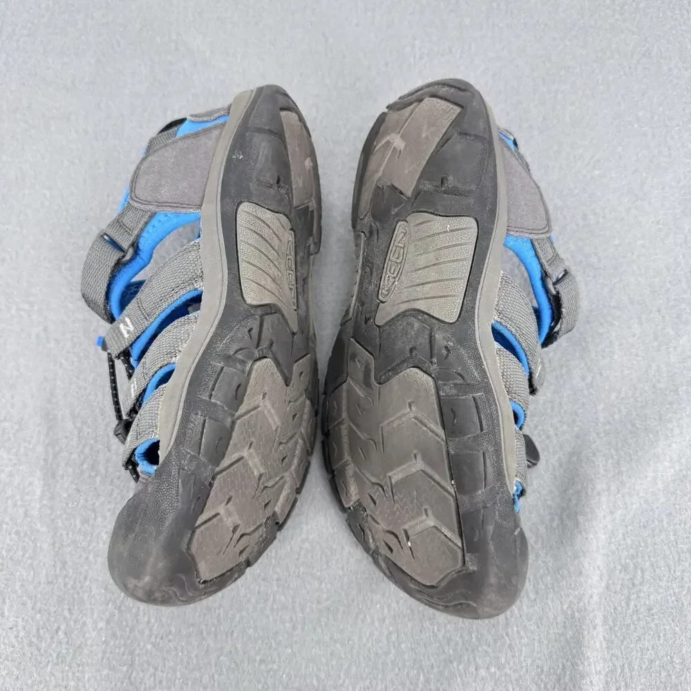 KEEN Newport‎ H2 Kids Sport Sandals Gray Blue Closed Toe Youth US 4 EU 36
